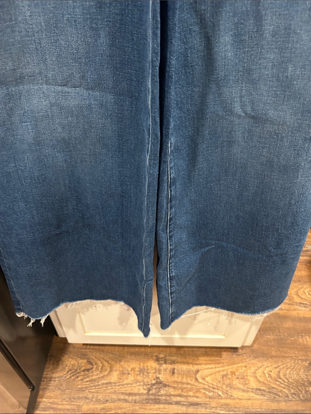 Mother Wide-Leg Blue Denim Jeans - Picture 8 of 16